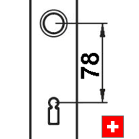 Buntbart 78mm